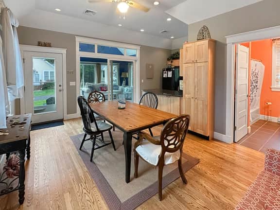 Seaglass Village Unit 182: 2BR in Wells, featuring a King bed and bunk beds for 4 guests. - Image 5