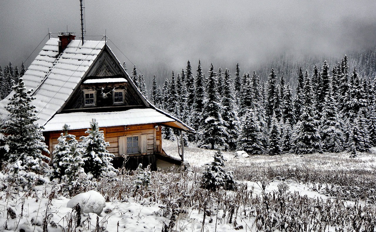 Front Picture of Our One Bedroom Rental in Killington VT in the Winter.
